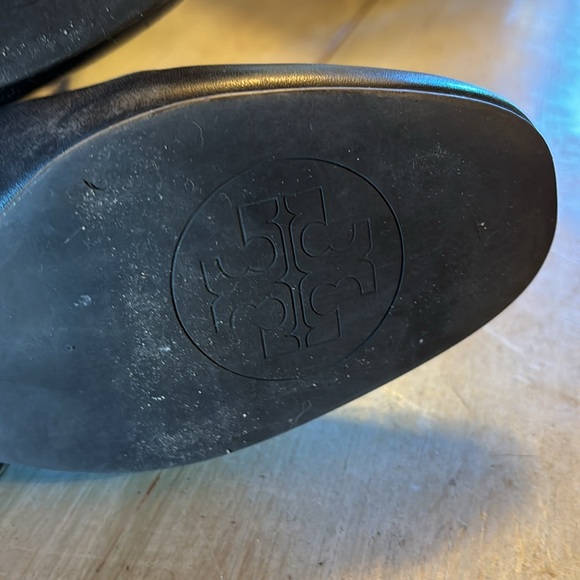 Ladies Tory Burch black leather riding boots size 6 - Picture 6 of 8